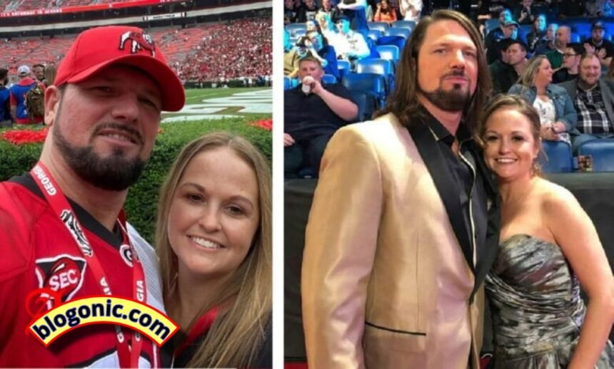 Wendy Etris — AJ Styles' wife and high school teacher photographed at WWE public event